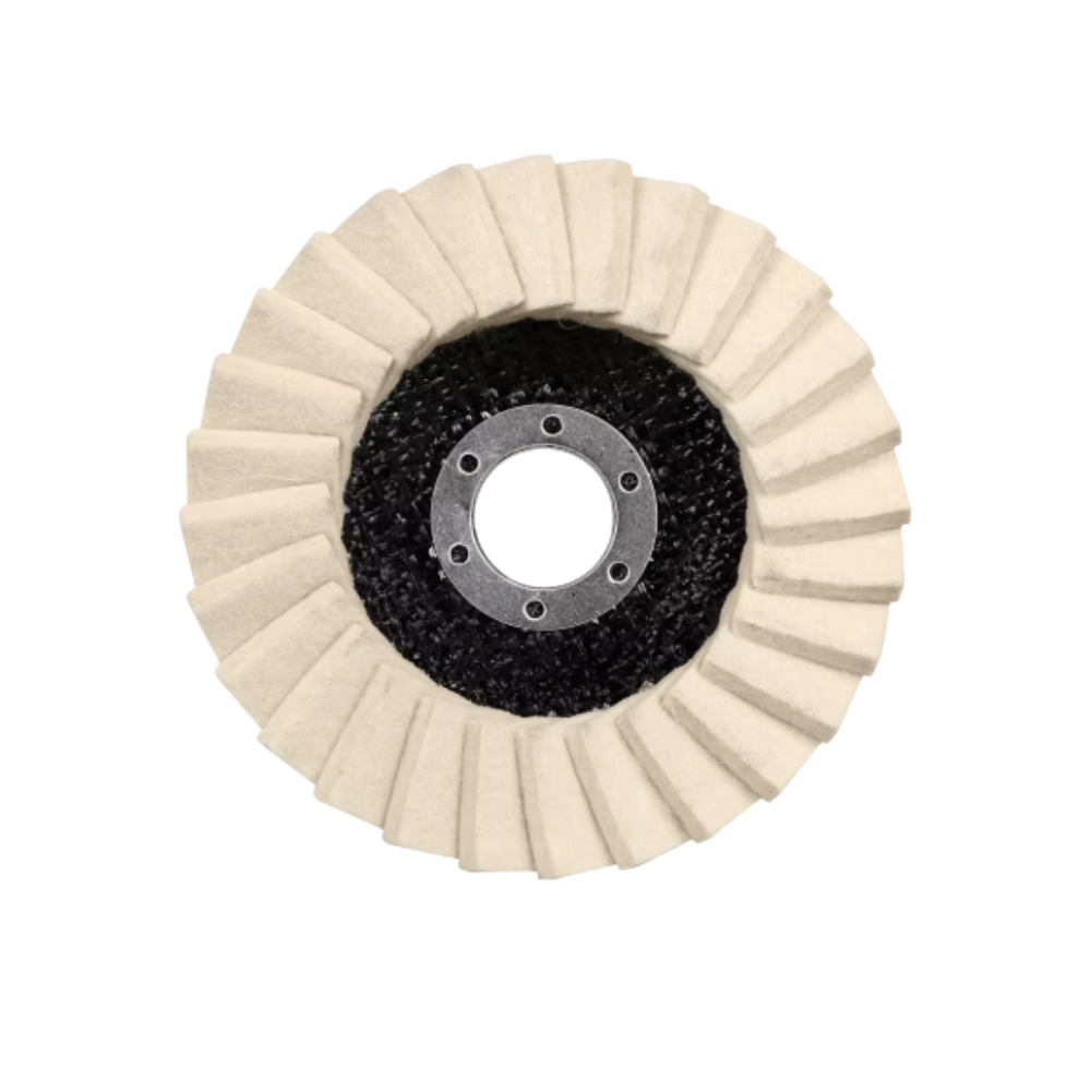 Smooth Flawless Shine Wool Polishing Wheel -Ridged - Ozerty