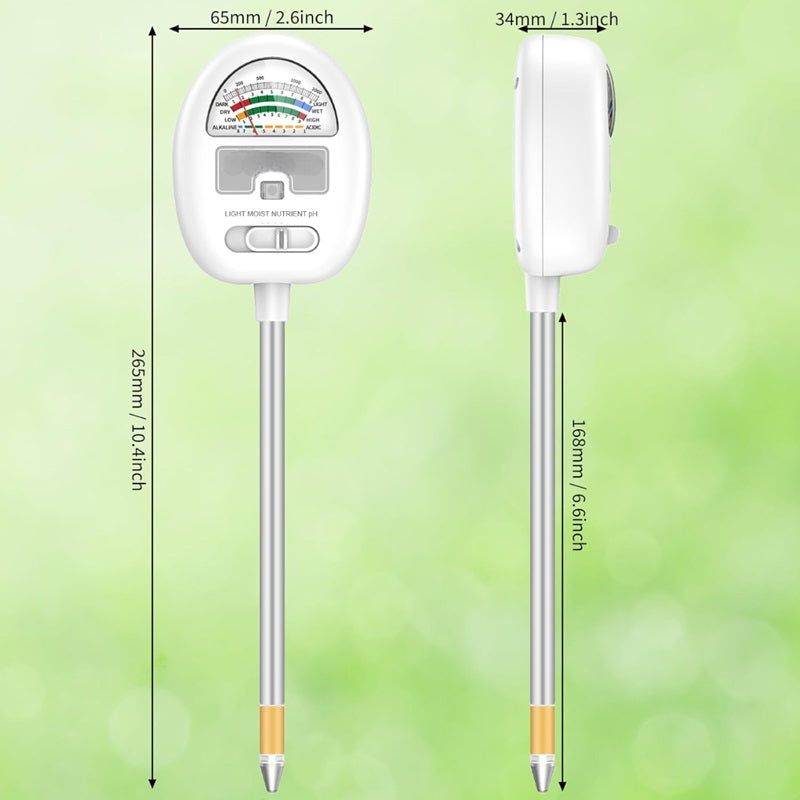 4-In-1 Smart Soil Meter for Precise Plant Care Monitoring