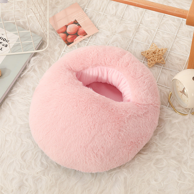 USB Heated Foot Warmer with Plush Fabric, Constant Heat or Three Heat Settings