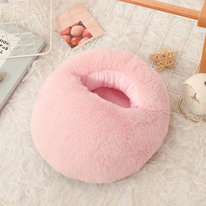 USB Heated Foot Warmer with Plush Fabric, Constant Heat or Three Heat Settings
