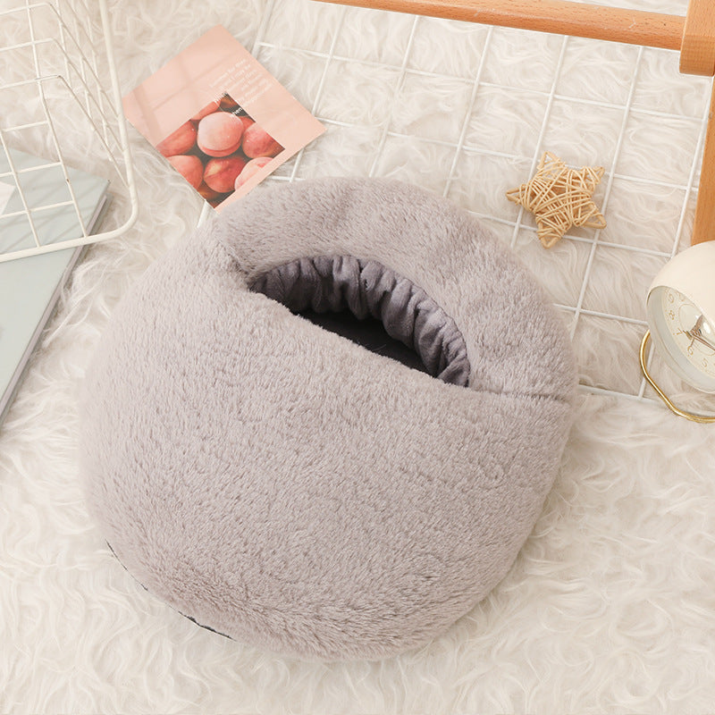 USB Heated Foot Warmer with Plush Fabric, Constant Heat or Three Heat Settings