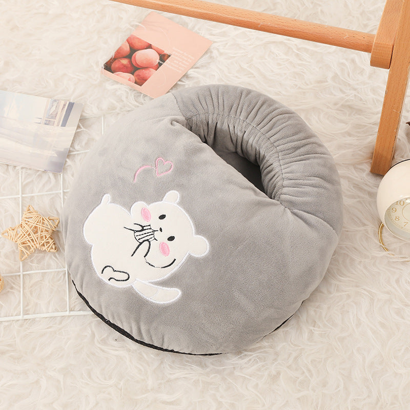 USB Heated Foot Warmer with Plush Fabric, Constant Heat or Three Heat Settings