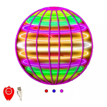 Hand-Controlled Flying Spinner with 360° Gyroscope and Multicolor LED Lights