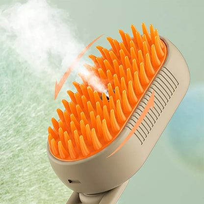 Cat Steam Brush For Pet Grooming