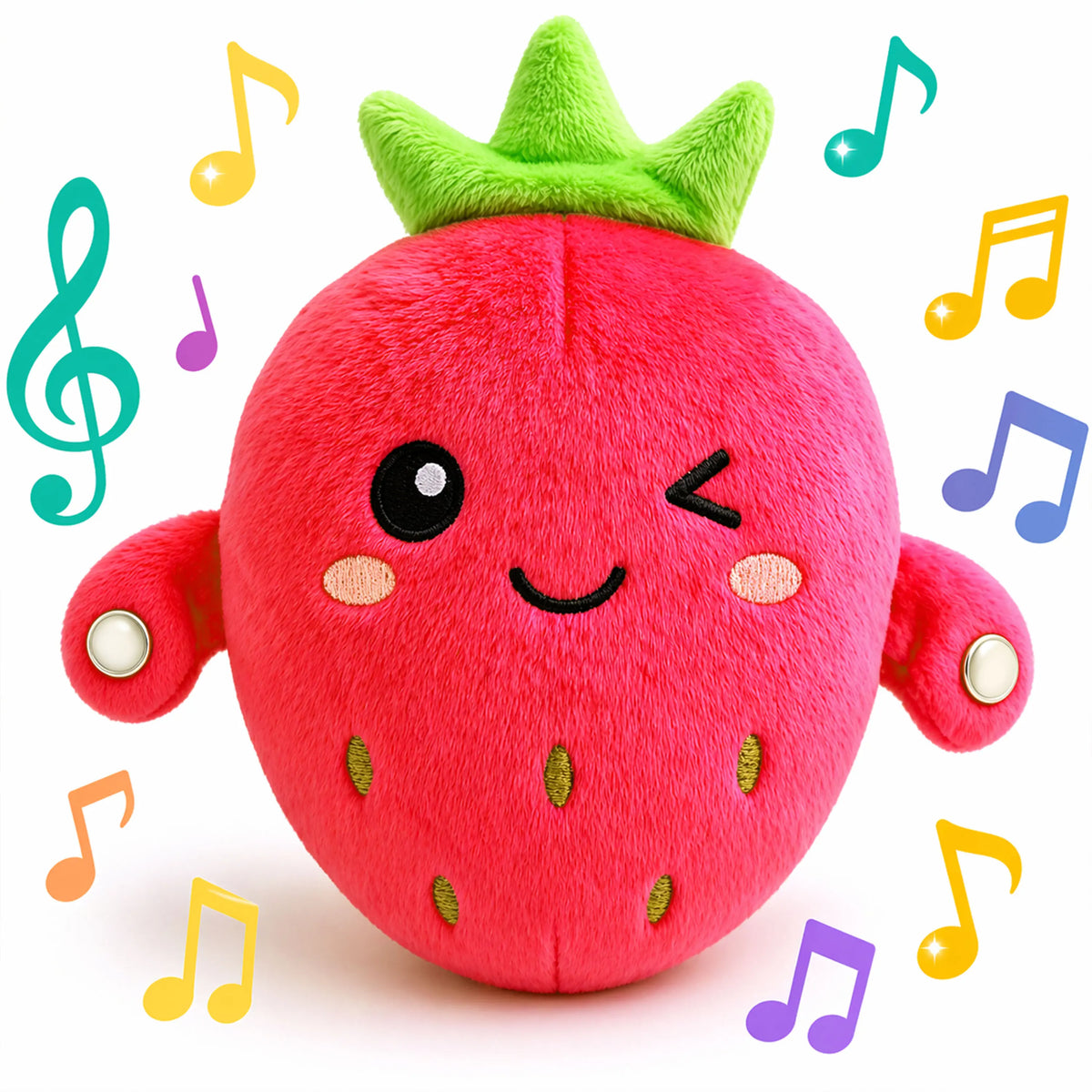 Interactive Plush Toy for Two Player Sensory Play