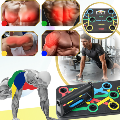 Strong Confidence Color Push-up Board - Ozerty