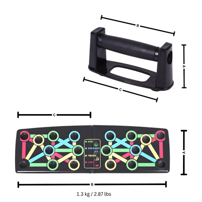 Strong Confidence Color Push-up Board - Ozerty