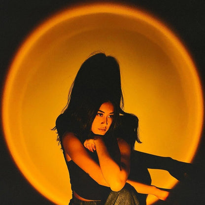 LED Sunset Lamp – Gradient Mood Light for Bedroom & Living Room