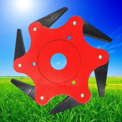 Heavy-Duty 6-Steel Blades Trimmer Head