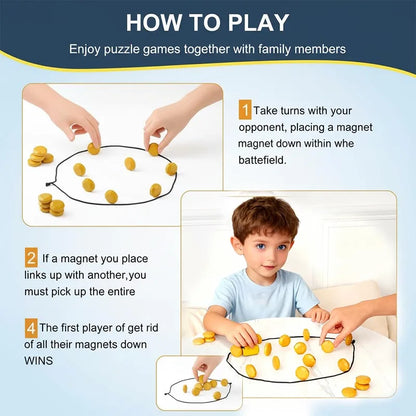 Creative Magnetic Chess Board Game, enhancing strategic thinking and family bonding
