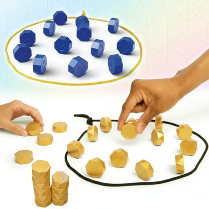 Portable Magnetic Chess Set, an engaging party game and logic puzzle for travel