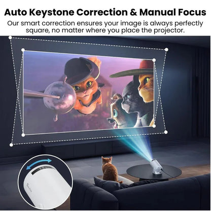 VistaCube Smartphone Mini Portable Projector Full HD - Mini Projector - Wild Eye Vision