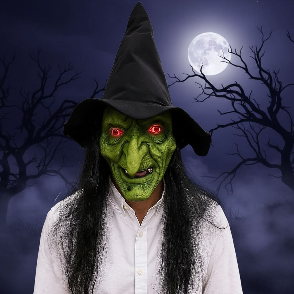 Wearclo | Halloween Latex Mask | Realistic and Elastic | Adult