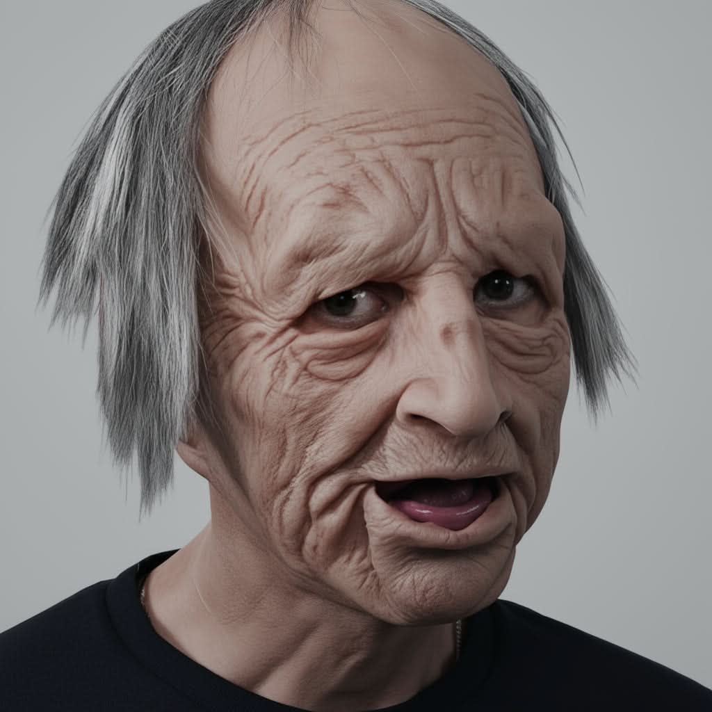 Wearclo | Halloween Latex Mask | Realistic and Elastic | Adult