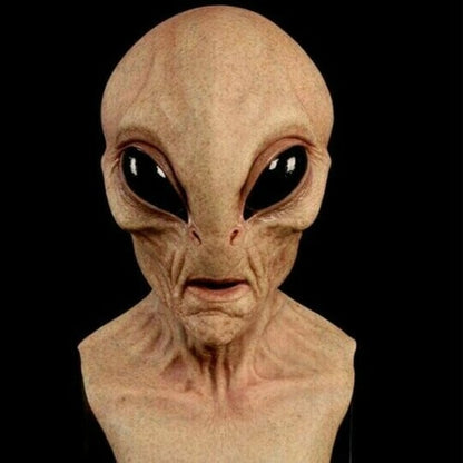 Wearclo | Realistic Alien Mask – Latex and Silicone Halloween Mask for Cosplay and Parties