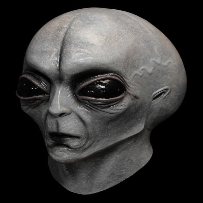 Wearclo | Realistic Alien Mask – Latex and Silicone Halloween Mask for Cosplay and Parties