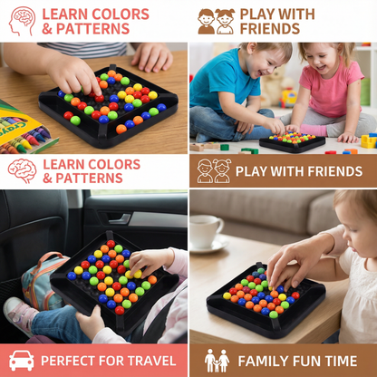 Color Match Marble Logic Puzzle for Kids and Adults with Screen Free Brain Play