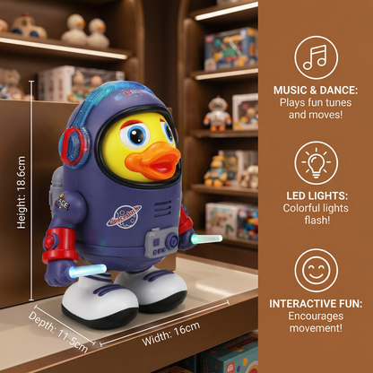 Musical Dancing Duck with Space Suit and Built In Songs for Toddlers