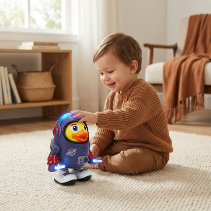 Musical Dancing Duck with Space Suit and Built In Songs for Toddlers