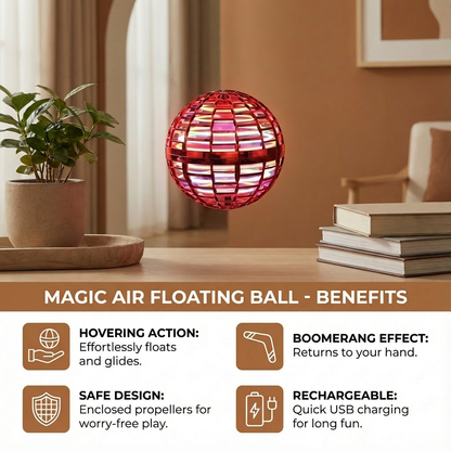 LED Flying Ball with Rechargeable Battery and Indoor Outdoor Use