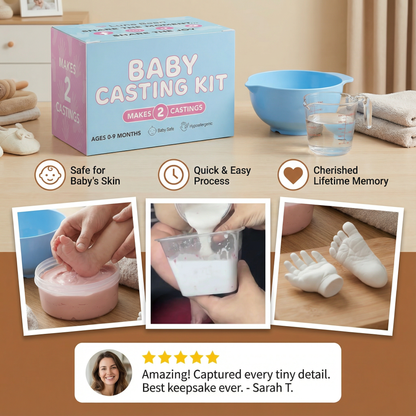 Baby Hand and Footprint Keepsake Kit for Newborns and New Parents