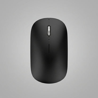 Rechargeable Dual Mode Wireless Mouse with Silent Buttons and Three Speed Levels in Black, Gray or White
