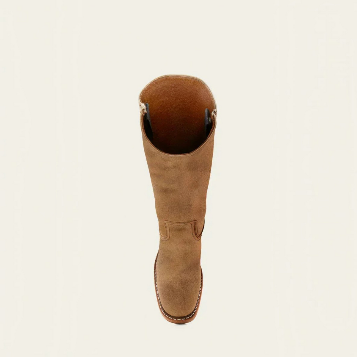 Mid Calf Boots with Block Heel and Closed Toe, Pull On Entry