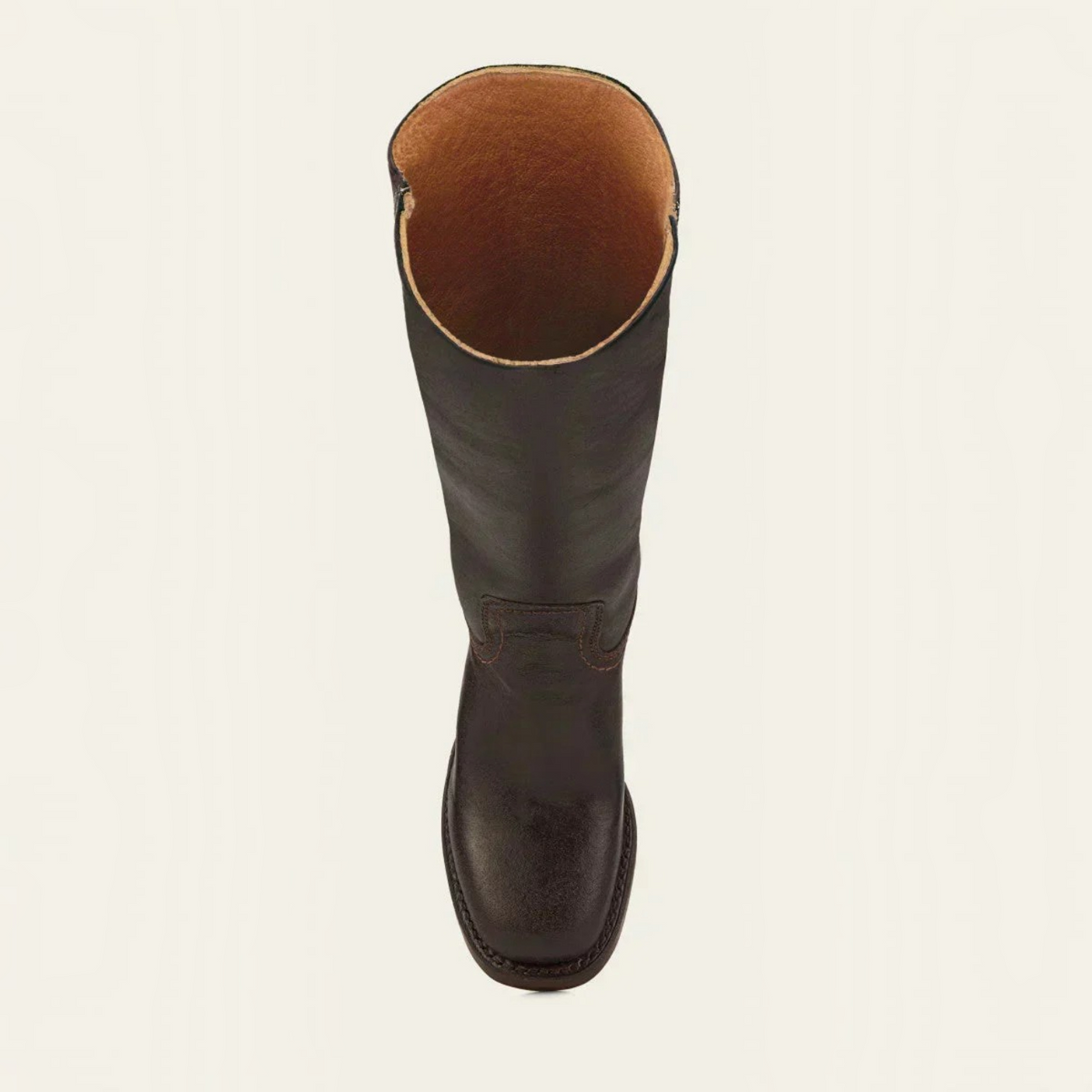 Mid Calf Boots with Block Heel and Closed Toe, Pull On Entry
