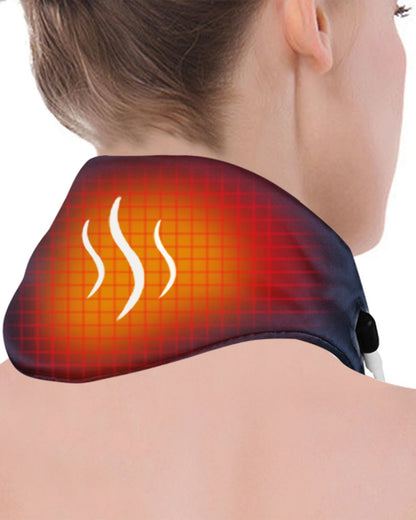Heated Neck Wrap with Graphene Film and Magnetic Clasp, Three Temperature Settings